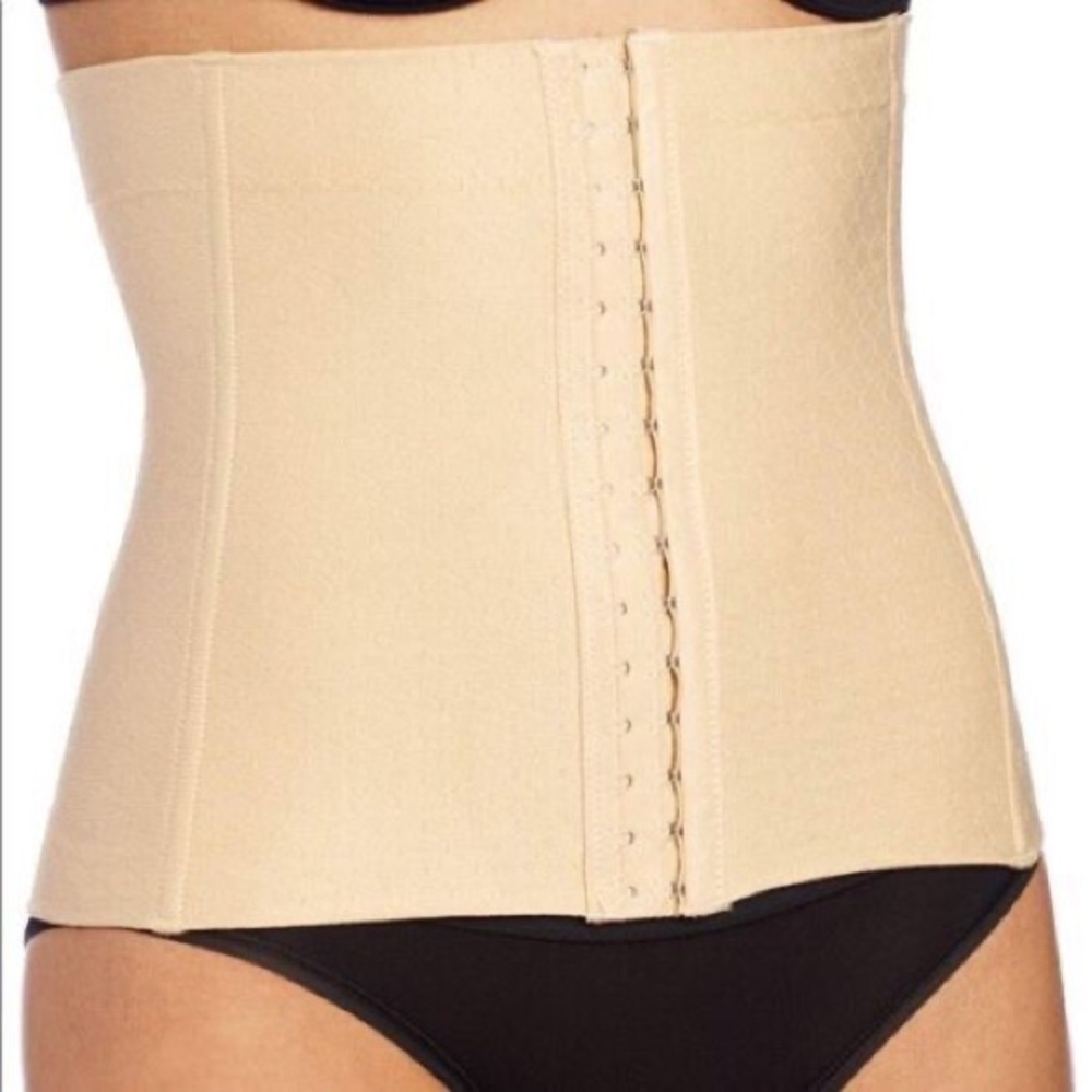 Heavenly Secrets Shapewear Women's Plus Beige Firm Control Waist Cincher Sz:2X